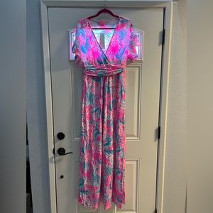 NWT, Lilly Pulitzer Jessie Maxi, Pinking Positive